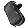 Bike Phone Front Frame Bag High Sensitivity TPU Touch Screen Bike Top Tube Bag with Compartment Black