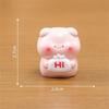Collection Of 4 Funny Cartoon Animal Figurines With Emotional Signs For Enhancing Kids Room And Office Desktop Decors