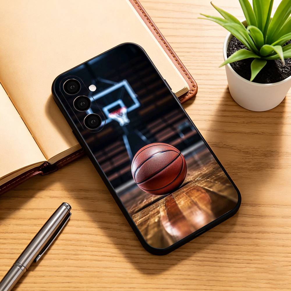 B-basketball D-dunk Phone Case For Samsung Galaxy A73,A72,A71,A70,A53,A52,A51,Others Soft Black Cover