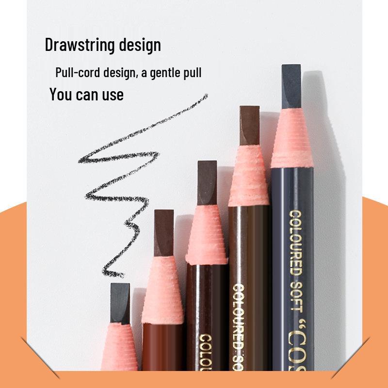 Hengsi 1818 Smudge-Proof, Waterproof Eyebrow Pencil for Natural, Long-Lasting Brows - Ideal for Beginners.