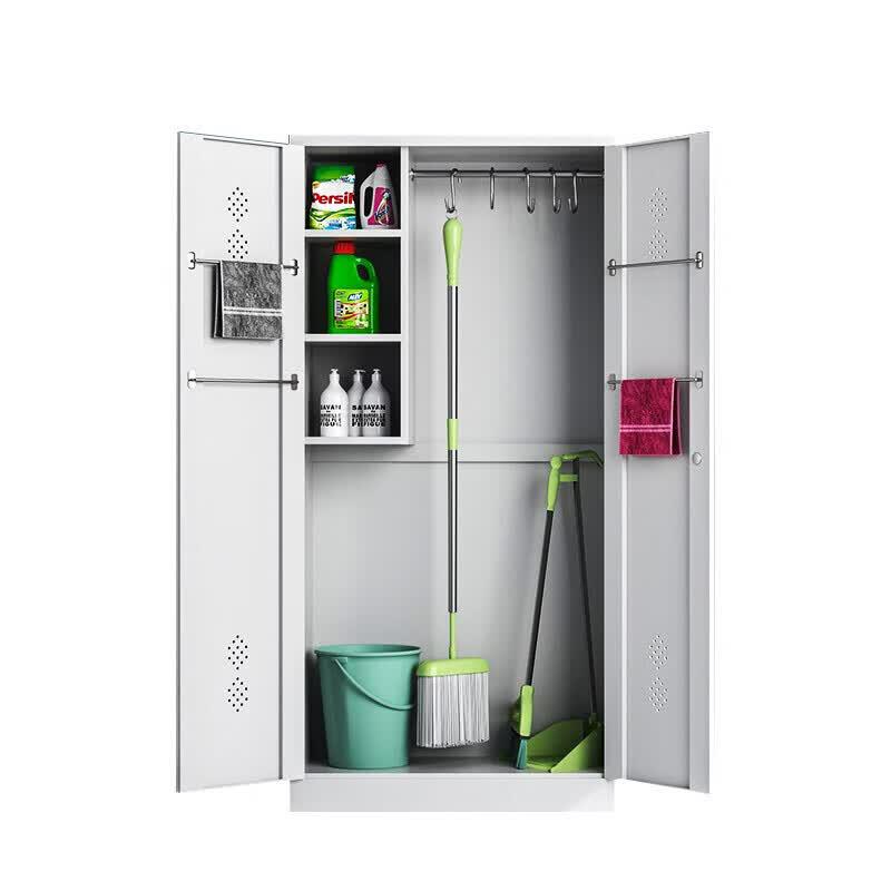 Hersdiger Stainless Steel Cleaning Storage Cabinet