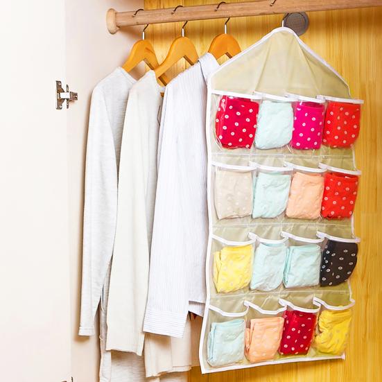 Closet Multi-role Hanging Bag Socks Bra Underwear Rack Hanger Storage Organizer