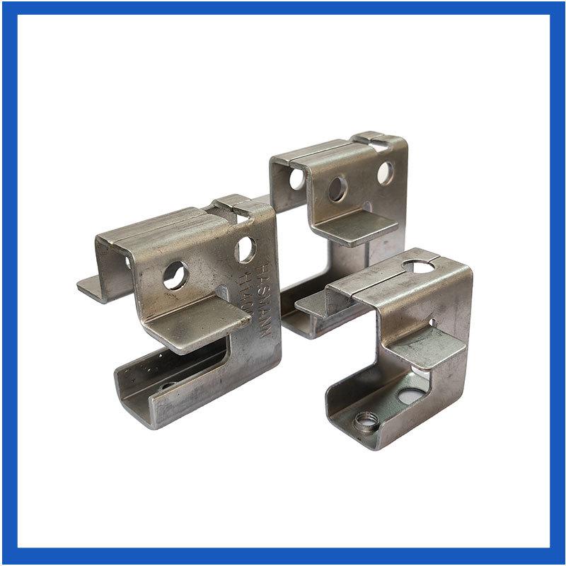 Square Tiger Card Steel Pipe Clamp - Plated, Various Specs, Fast Delivery