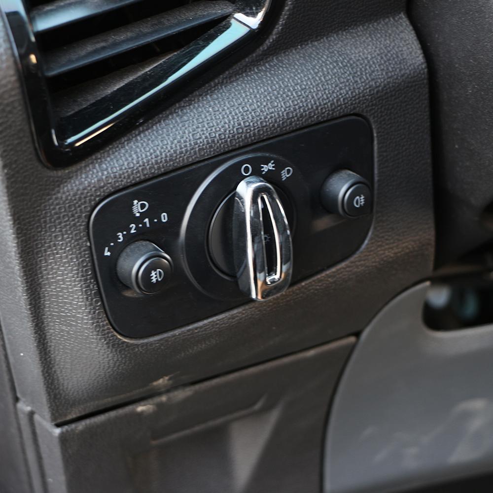 For Ford Ecosport 2013 - 2025 Head Light Switch Button Cover Front Lamp Adjust Knob Decoration Trim Sticker Interior Accessories