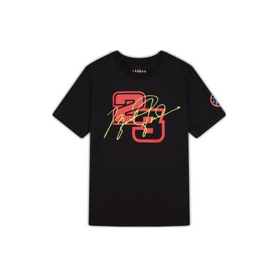 Jordan DNA Graphic Print Crew Neck Short Sleeve T-Shirt Men Tops Black DQ6065-010