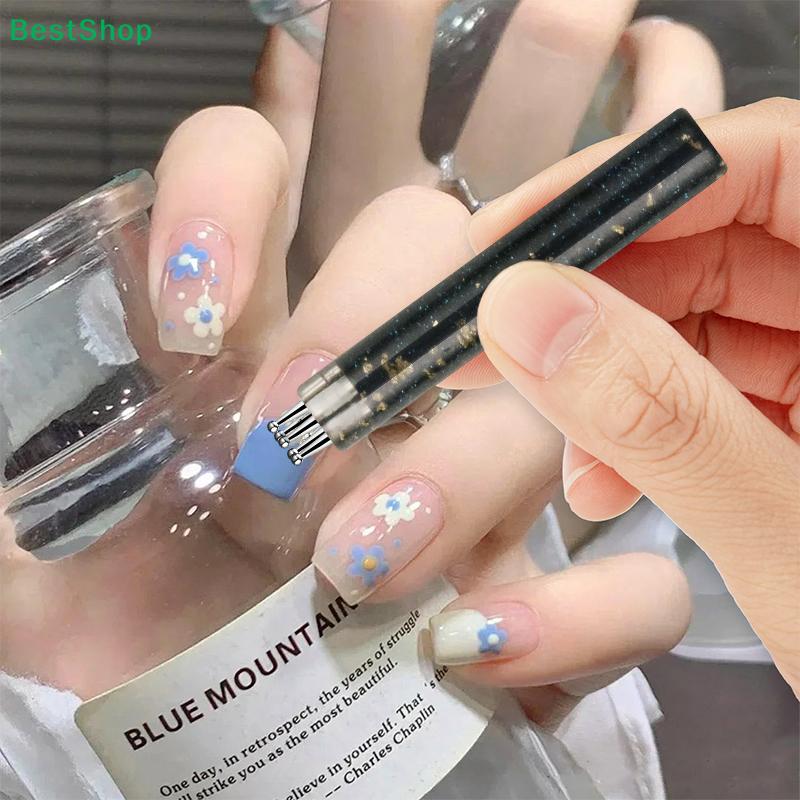 Multi-Head Nail Art Pen - Double-Sided Dotting Tool for Floral Patterns & Designs