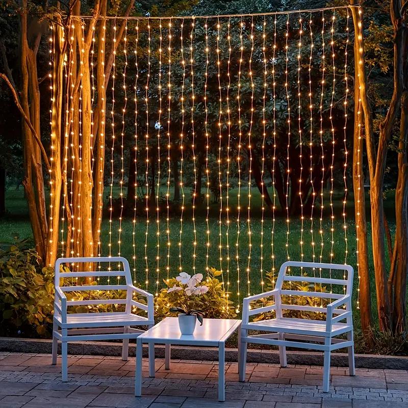 Xiaomi 6x3M/3x3m Curtain Garland on The Window USB Power Fairy Lights Festoon with Remote New Year Garland Led Lights Christmas Decor