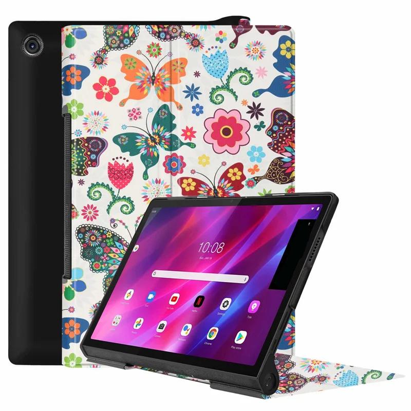 Dla Lenovo Yoga Tab 11 YT-J706F Case Ultra cienka inteligentna obudowa tabletu dla Lenovo Yoga Tab 13 YT-K606F stojak skrzynki pokrywa Funda
