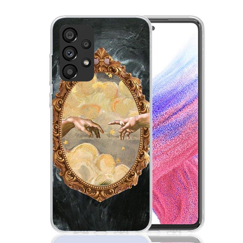 Rene Magritte Art Phone Case For Samsung Galaxy A17 A16 A14 A15 A13 A57 A56 A54 A55 A53 A37 A36 A34 A35 A33 A26 A24 A25 A23 Gala