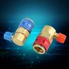 Pair of R134a Car Air Condition Fluoride Joints Quick Couplers Connectors for Refrigerant R134a