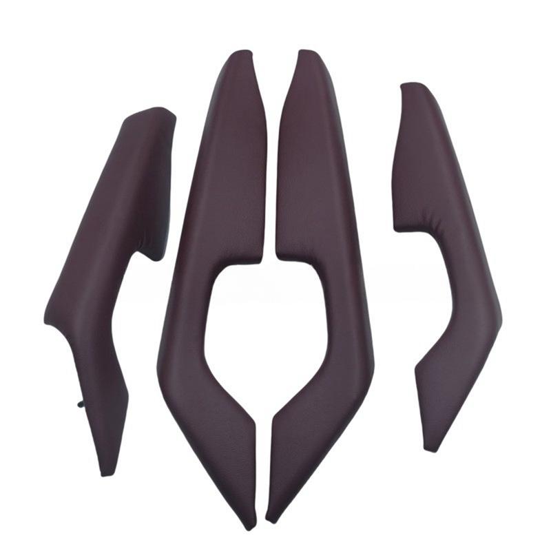 

Front Rear Door Armrest Handle Cover Panel Set(4Pcs) For Panelfor Toyota Hilux 2015-2024 Base Plate Lids L/R B вино красного