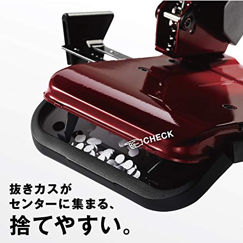Max Punch Scuba 50 Lightweight Punch, 50 Sheets, 2 Holes, Red, DP-50T/R