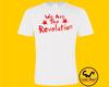 LADIES We Are The Revolution Tee Tshirt T-shirt Tote Punk Change Social Justice Warrior UK Music Bag Punk Funny Retro TV Ade Edmondson
