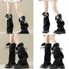Subkultur Beinstulpen für Damen Mädchen Y2K Beinstulpen Süße Coole Lange Socken Gothic Harajuku Beinwärmer Kniehohe Socken