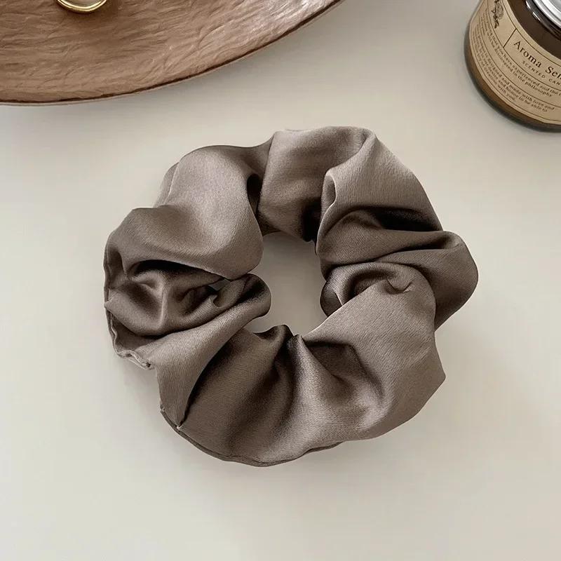 Sweet Temperament Fashion Exaggerated Hair Band Hair Accessories Retro Wrinkle Chiffon Scrunchies for Women Girls