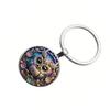 Multi Purpose Owl Pendant Keychain Stylish Alloy Key Ring Decorative Accessory For Convenient Daily Use