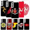 Isle of Man Coat of Arms Phone Case For Samsung Galaxy S26 Ultra S23 S24 S25 Edge S20 FE S21 S22 Plus Soft Print Shell Cover Fun