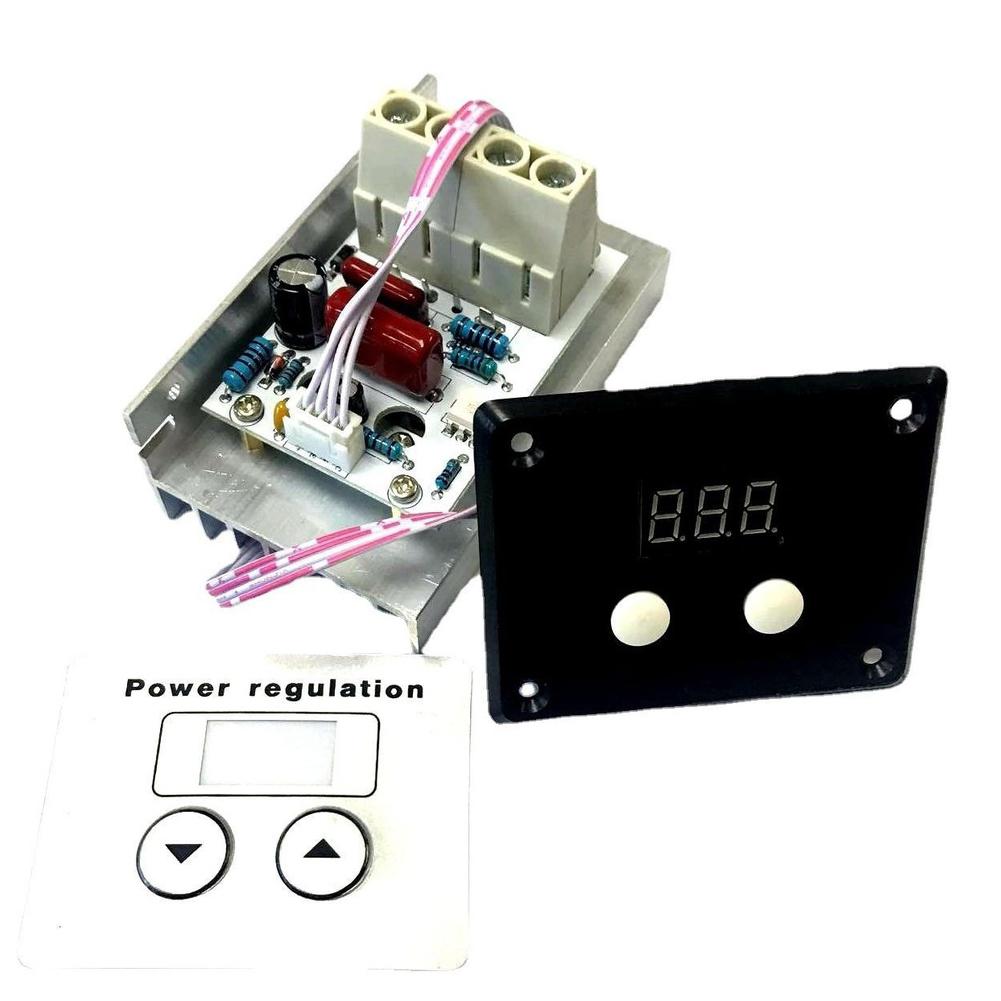 

1pc 10000W Digital Voltage Regulator With ABS Panel For Electric Stove Light Dimmer Electric Furnaces Temperature Controllers China Mainland