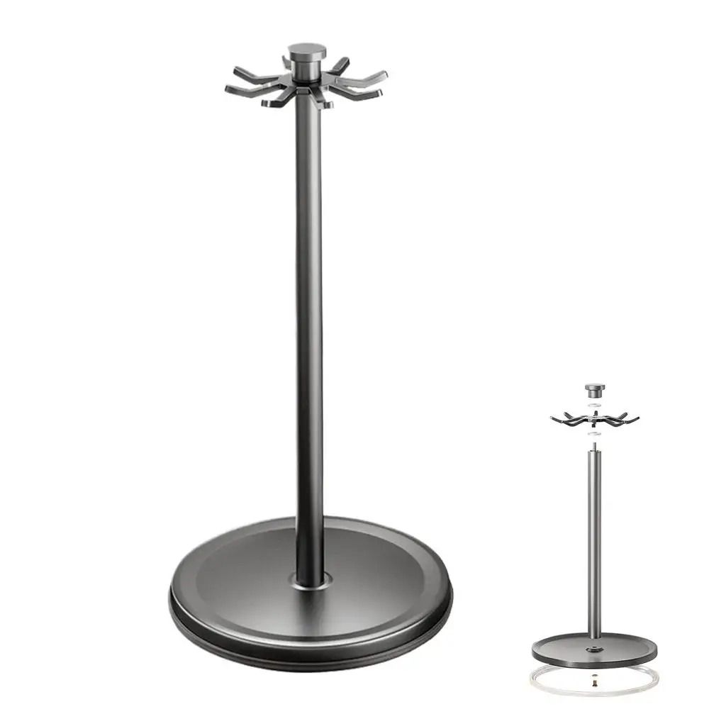 With Water Tray Countertop Flatware Organizer 8 Hooks Flatware Storage Rack Household