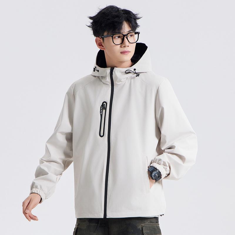 Jacket Jacket New Loose Couple Waterproof Jacket Men's Hooded