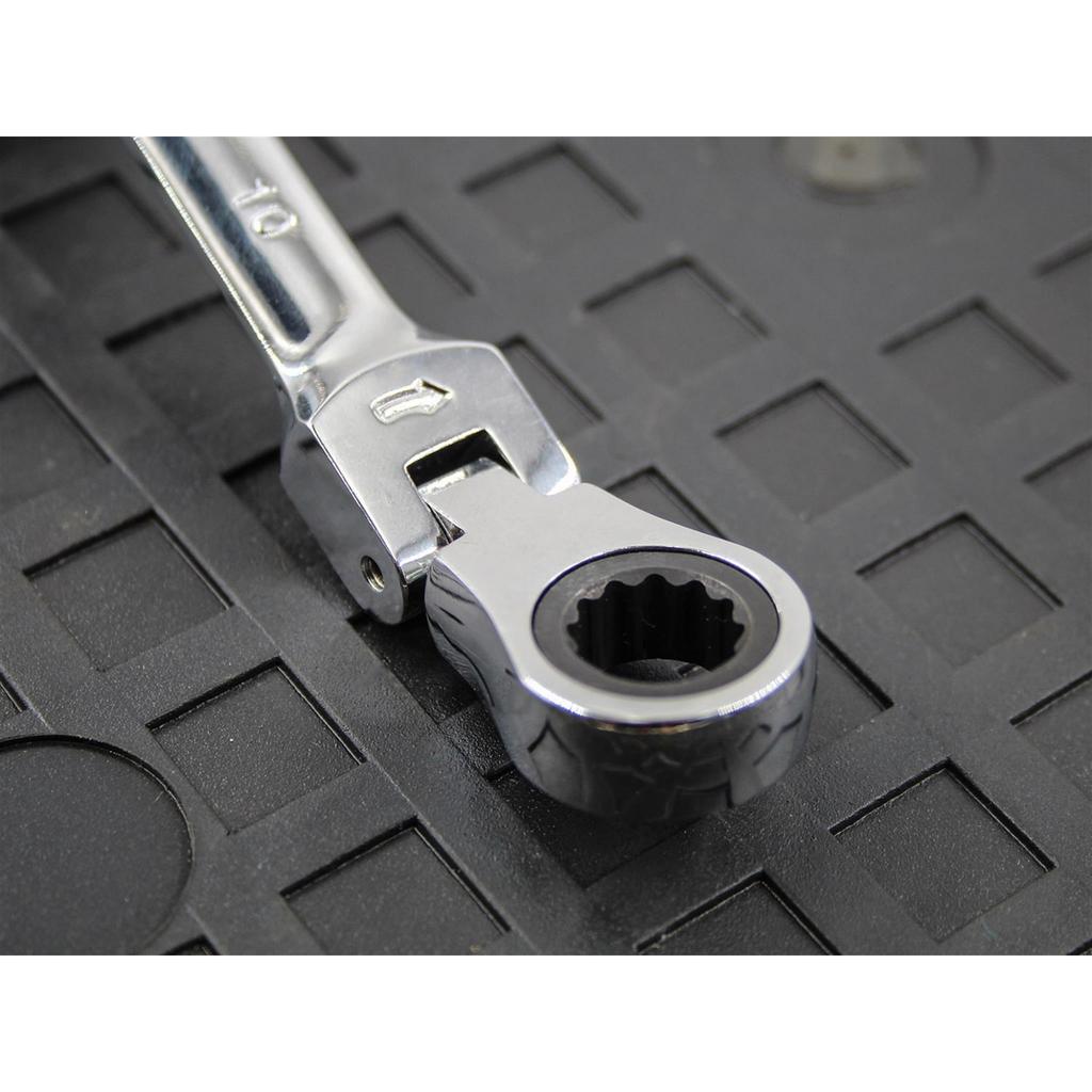 Faithfull Flex Head Ratchet Combination Spanner