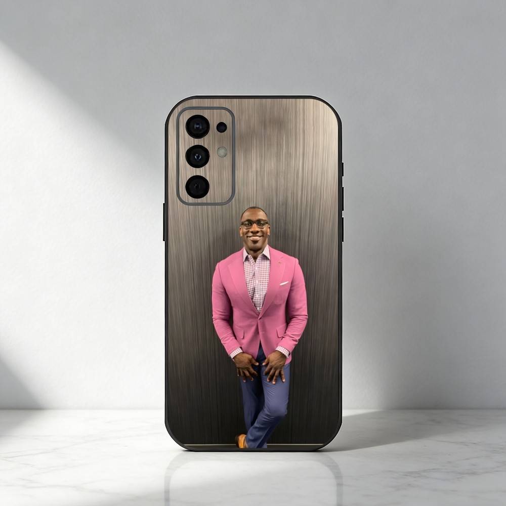 

Funny Shannon Sharpe Phone Case For Samsung S25,S24,S21,S22,S23,S20,Ultra,S26,Plus,Fe,Note,5G Black Cover Samsung S235G