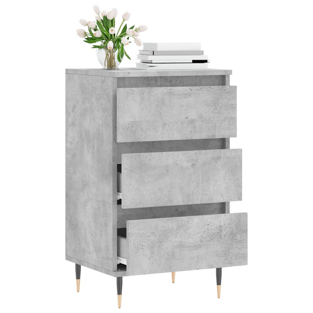 vidaXL Sideboard Betongrau 40x35x70 cm Holzwerkstoff