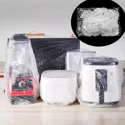 10pcsKing Size Disposable Dust Cover, Rice Cooker, Pan, Baking Pan, Microwave Oven, Household Appliance Fan, Plastic Dust Cover