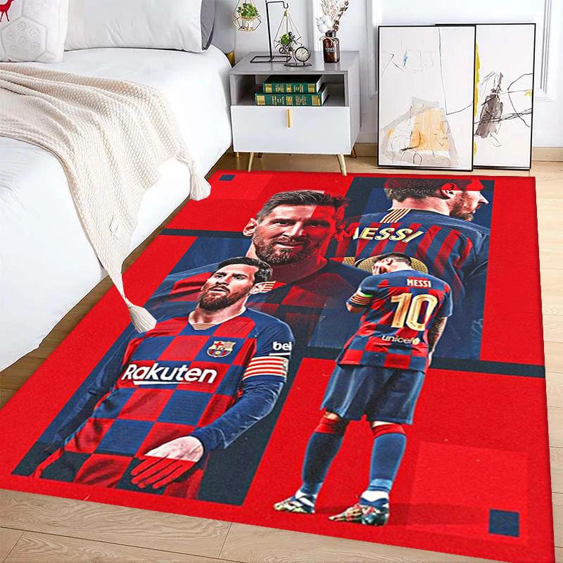 Ziel Messi: Triumph Rosa Teppich Fußmatte Druck Schutzpolster Kunst Badezimmerteppich
