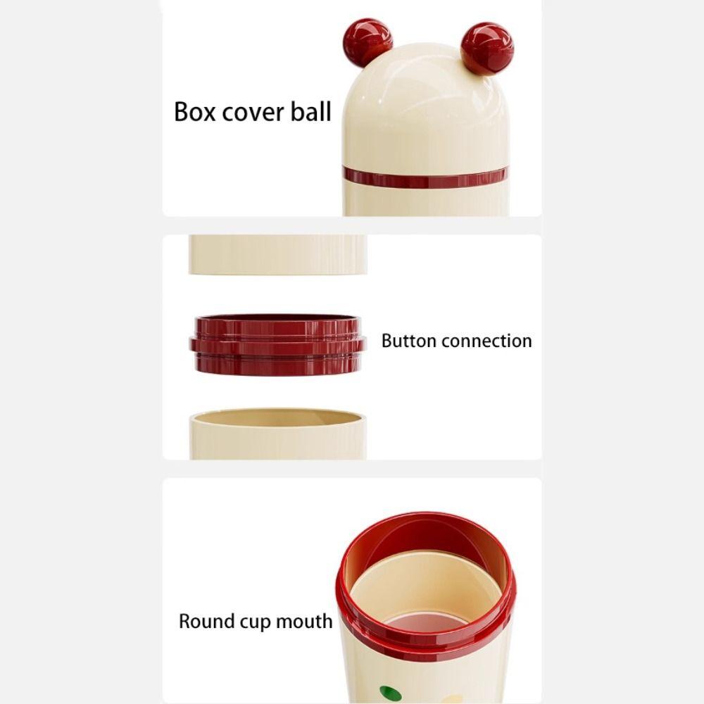 Dopamine Travel Toothbrush Case Cat Pattern Wash Cup Rinsing Cup Toothbrush Storage Box  Bathroom