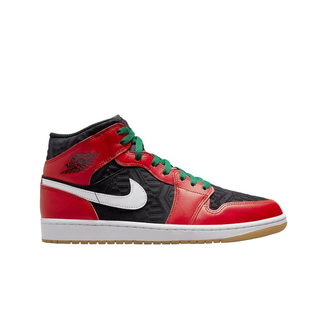 

Мужские кроссовки Jordan 1 Mid SE Black Fire Red DQ8417-006