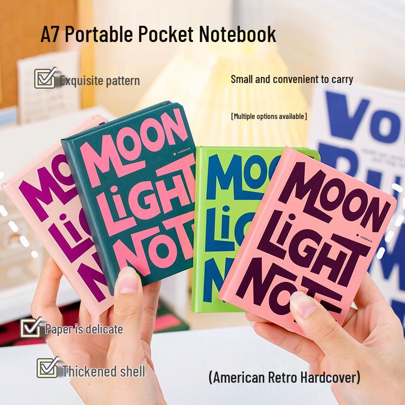 

A7 Retro American Hardcover Pocket Student Notebook