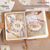 Qimeng European Garden Tableware Sticker Pack - 6 Styles for DIY Journal Collage