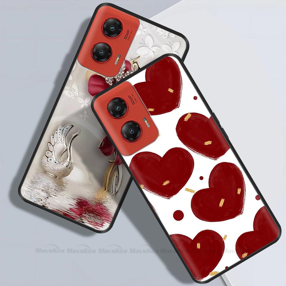 Case For Motorola Moto G Stylus 5G 2024 Case Couple Panda Back Cover For Motorola G Stylus 5G 2024 Liquid Silicone Phone Cases