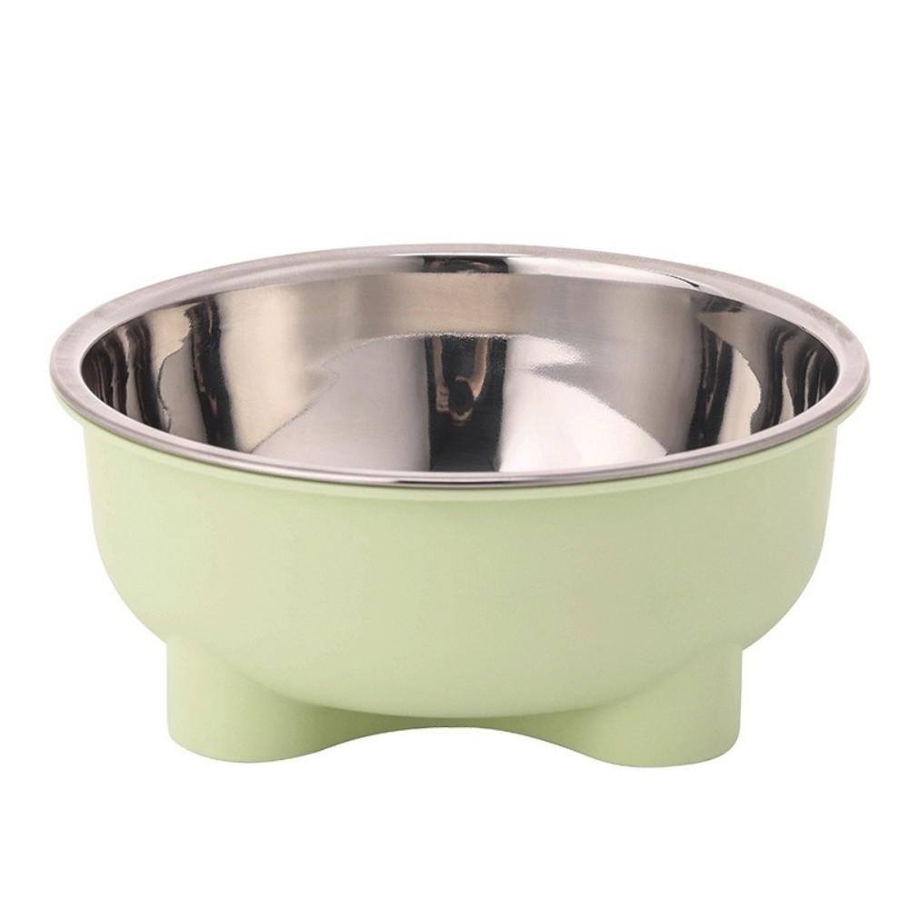 Neck Protection Cat Food Bowl Stainless Steel Pet Feeder Creative Pet Feeding Dish For Kittens