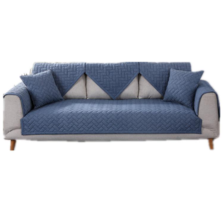 Sofakissen, Baumwolle, gewaschenes Tuch, rutschfest, für vier Jahreszeiten, Sofakissen, Handtuchbezug