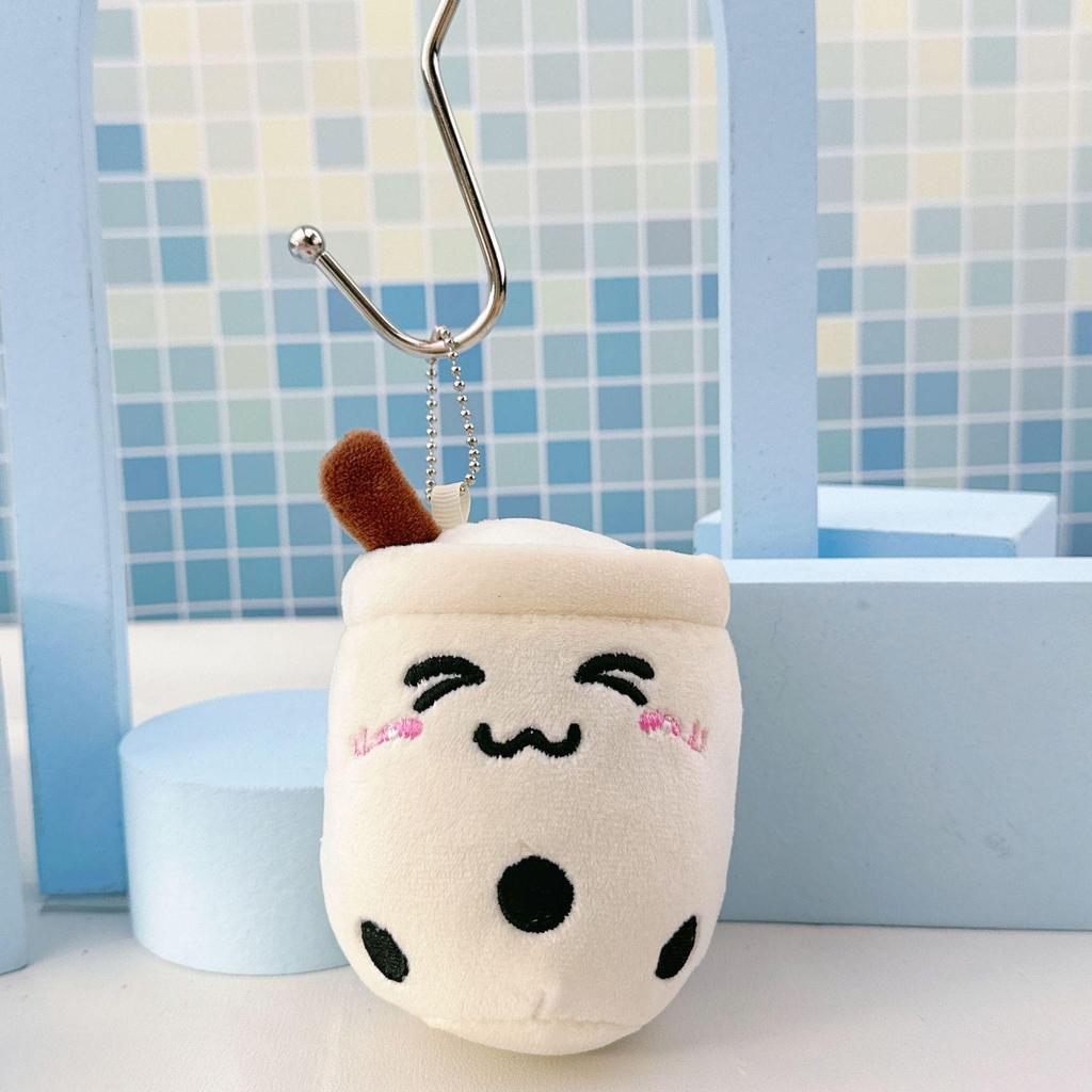 Simulation Fruit Milk Tea Cup Plush Toy - Small Pearl Milk Tea Doll