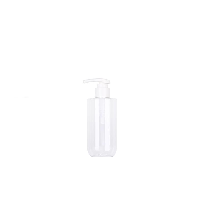 

200ml White Plastic Refillable Shampoo & Shower Gel Bottle
