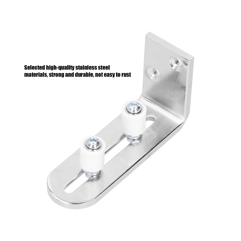 Adjustable Sliding Door Roller Guide Ball Bearing Floor Guide Stopper Wall Mount