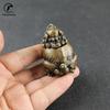 Vintage Design Chinese Style Mini Fengshui Pixiu Copper Bronze Incense Burner Censer Metal Craft Home Decor Living Room Supplies