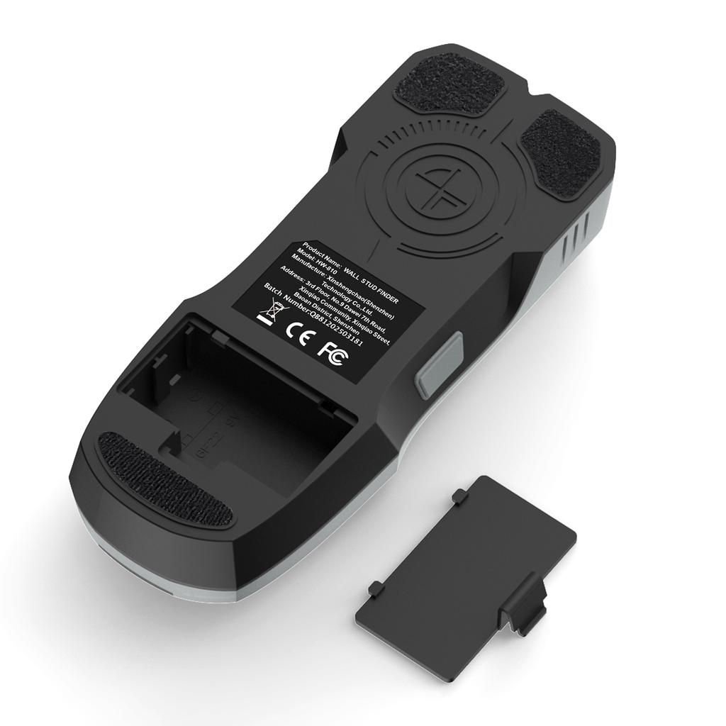 Skaner Ścienny do Lokalizowania Kołków, Ręczny Detektor z Wyświetlaczem LCD do Drewna, Metalu i Przewodów AC Szary