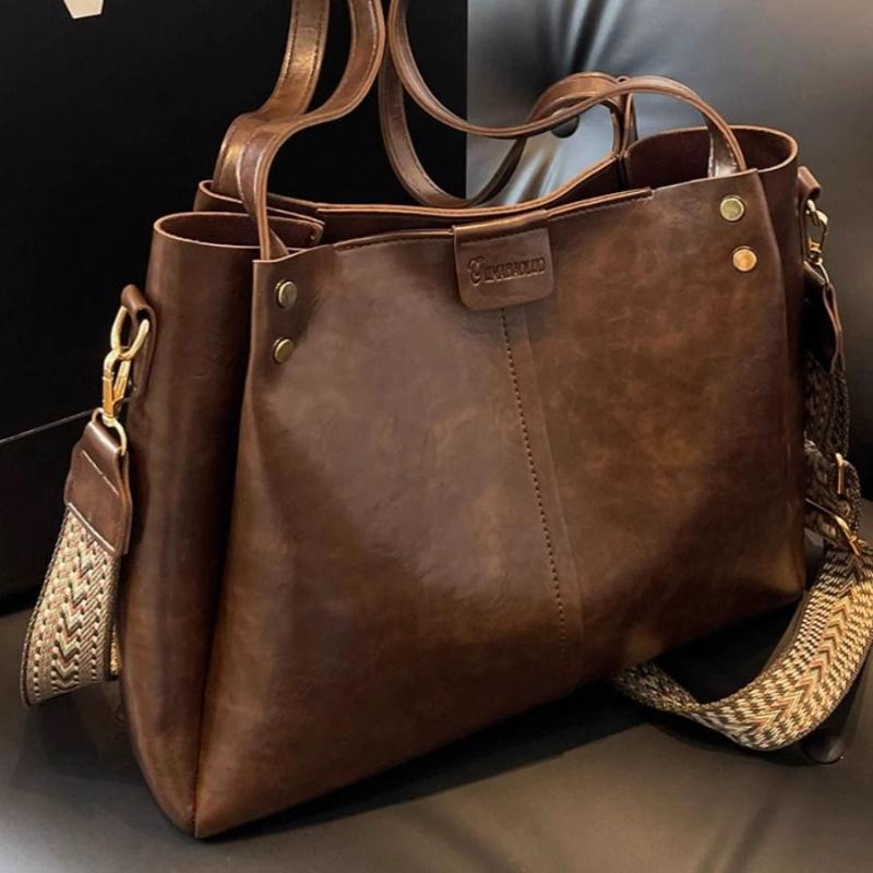 Commuter Versatile Underarm Large Capacity Bag Women's Trendy Retro Fashion Tote Shoulder Bag