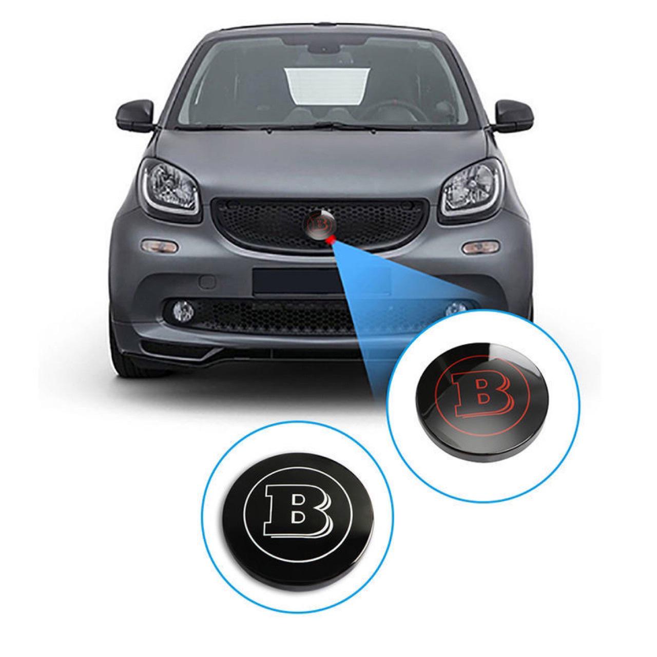 

Smart453 Front Grille B Logo Add-On Modification чёрный