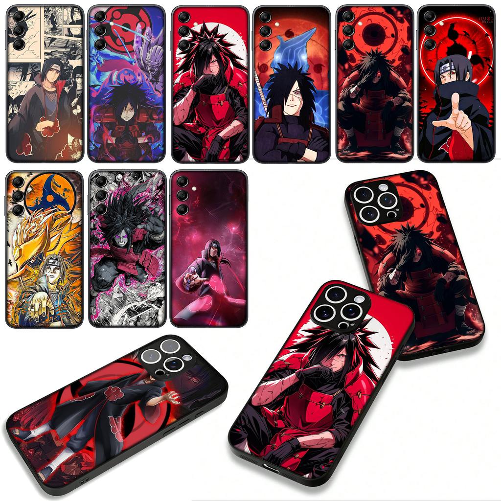 Cover for Apple iPhone 17 16 11 Pro XS Max XR 6 7 8 Plus + 16E SE 2020 2022 Air 5 Case Itachi Uchiha Madaras Akatsuki Narutos