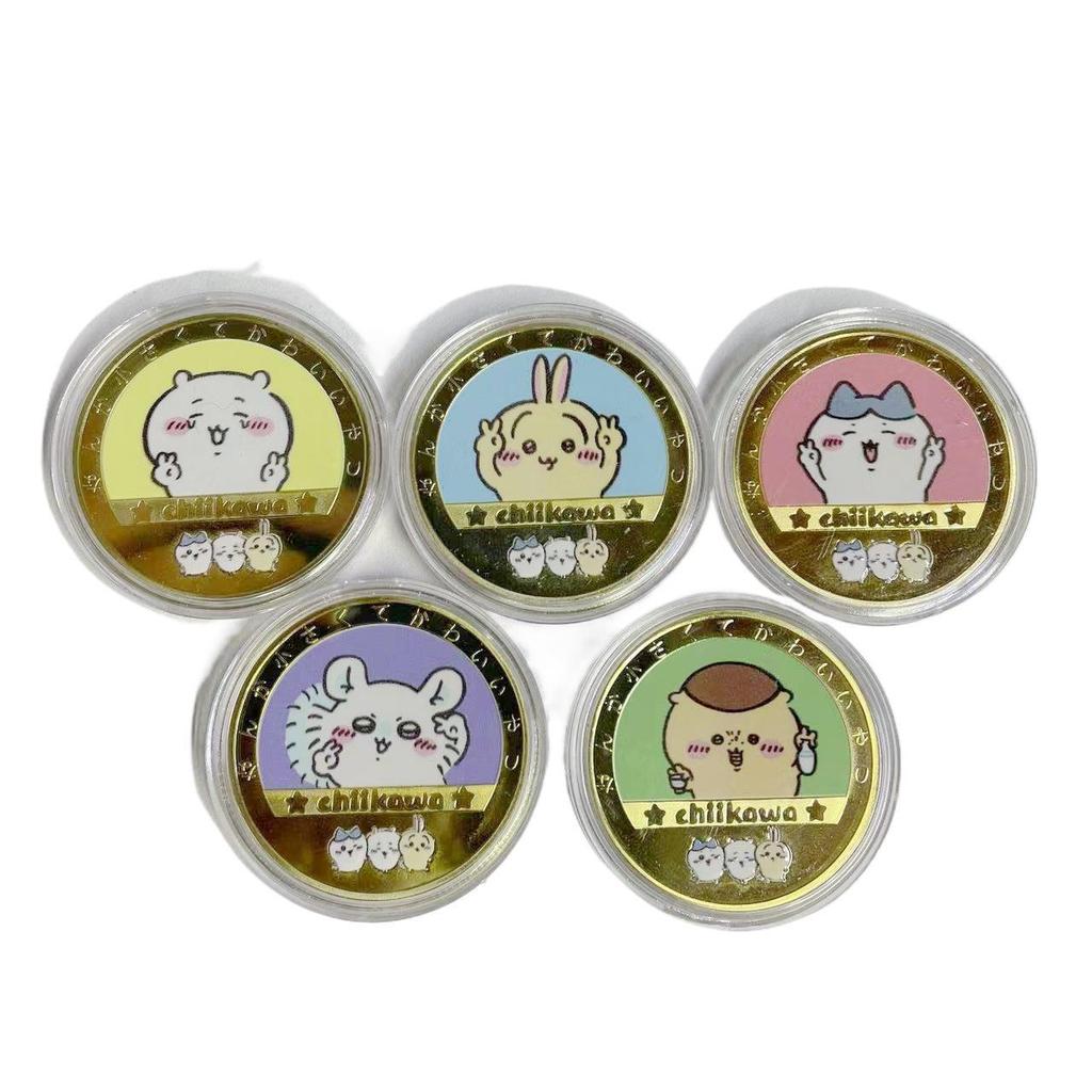 Coleção de Presente de Moda Nota Dourada Comemorativa Edição Prata Chiikawa