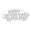Sticker Town BABY IN THE CAR Baby Car B White
