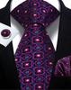 Mens Tie Paisley Jacquard Woven 8Cm Formal Business Wedding Necktie Pocket Square Set Suit Cravat High Quality Handmade Gravata