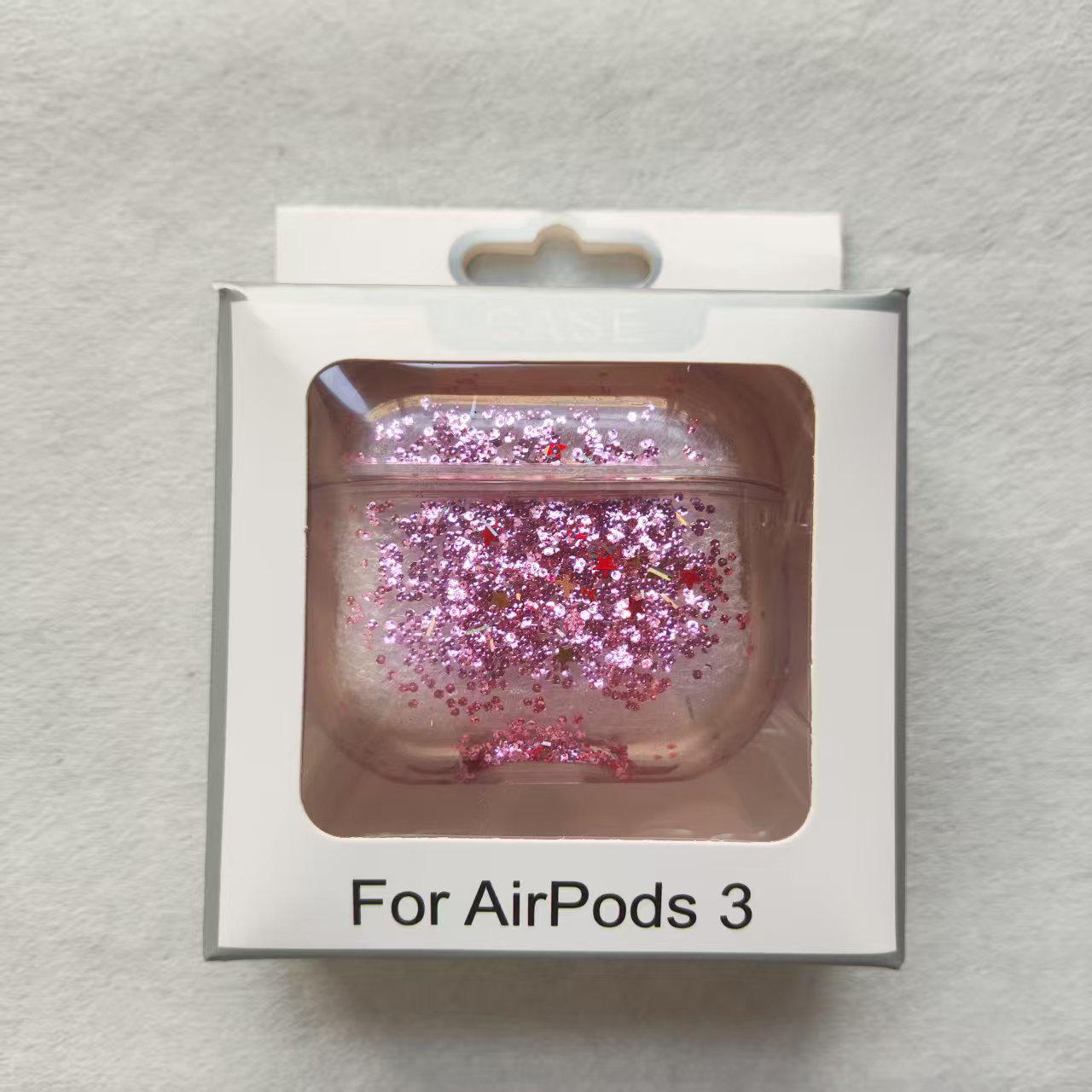 

Трендовий захисний чохол з рухомим піском для Apple AirPods 4/3/Pro2 AirPods Pro 3