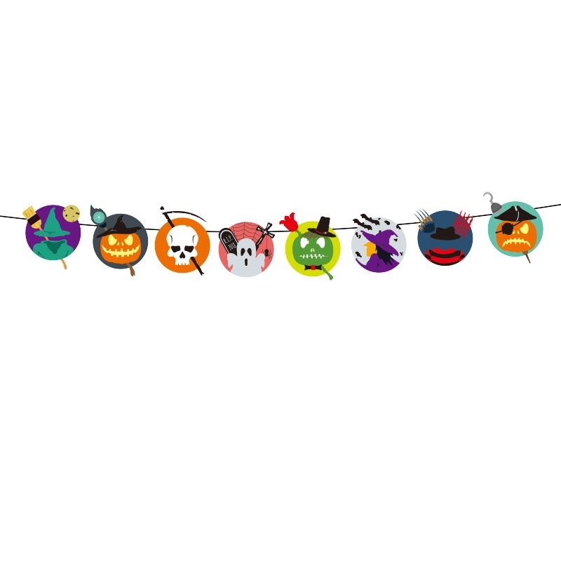 Halloween Party Haunted House Hanging Garland Pennant Banner Decoration 16 Types
