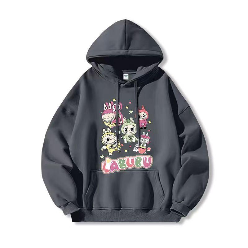 LABUBU Cute 3D Printed Kids Hoodie Autumn And Winter Pullovers Long Sleeves Clothing